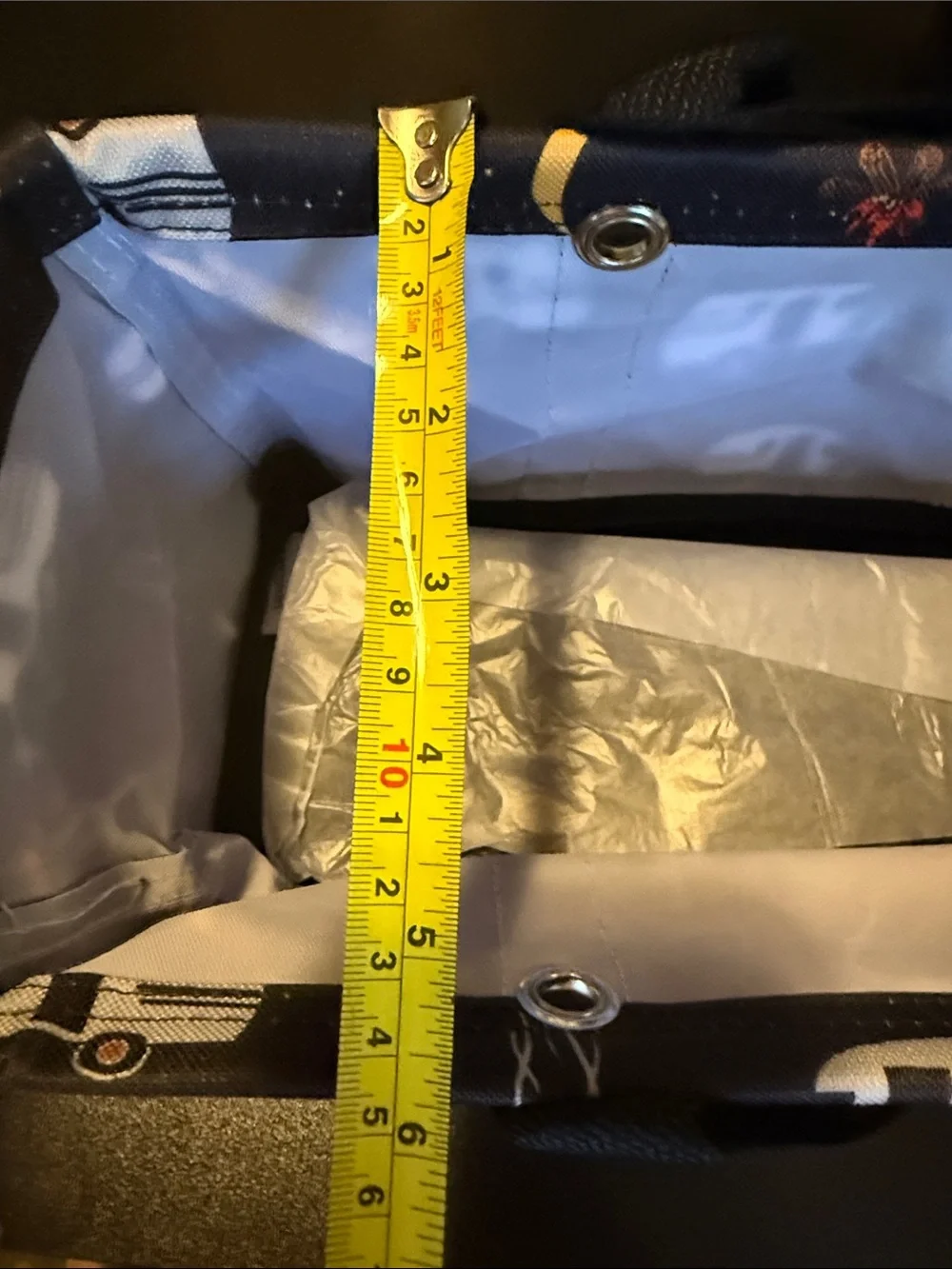 thirty-one Gray and Black Organizer Tote Insert